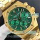 BF Factory 26331 Audemars Piguet Royal Oak Chronograph 41 Watch Yellow Gold Green (4)_th.jpg